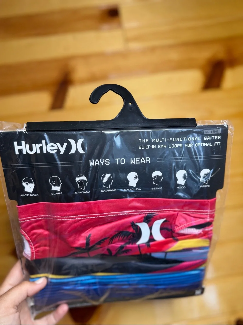 Hurley Men's Two-Pack Neck Gaiters in Red & Blue